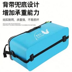 대형 물고기통 접이식 두레박 낚시통 삐꾸통 활어통 55cm 검정색 휴대용 1. 활어통, 1