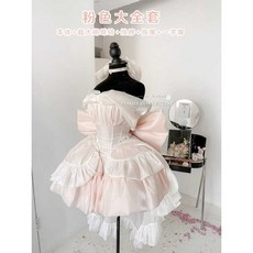 성인 핑크 공주 드레스 파티 공연 벨라인 리본 드레스, 1개, 상세페이지 참고