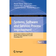(영문도서) Systems Software and Services Process Improvement: 31st European Conference E... Paperback, Springer, English, 9783031711381