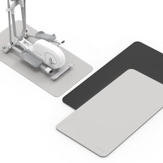 바닥매트 고밀도 흠집방지 PVC 80x150cm 6T 논슬립 충격 흡수 층간 소음 방지, 블랙, 1개