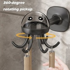 알로롱리빙 문어 회전형 조리기구 걸이대, 1개