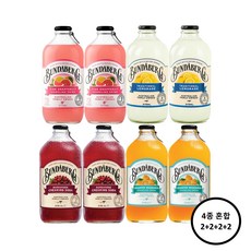 분다버그 4종 (자몽2+레몬2+버건디2+만다린2) 375ml X 8개