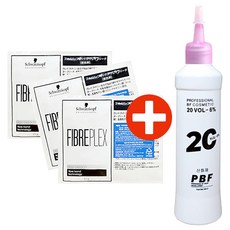 [슈바츠코프] 파이버플렉스 클레이 블리치 탈색약 23g(1개/3개/5개)+산화제, 3개, 23kg