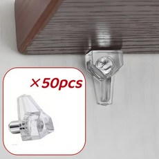 10 20 50 투명 지지 캐비닛 옷장에 브래킷은 브래킷 유리 직각 보드 레이어, 50pcs, 0.197in