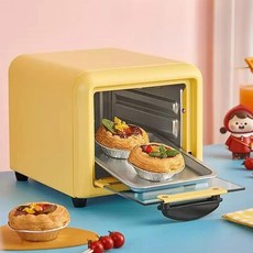 휴대용 전자레인지 1인용 5L 오븐 300W 전자렌지 보온 옐로우, 1 TO051옐로우5리터300W[미니홑겹구이]