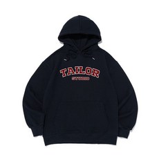 테일러스튜디오 [기모/NO기모] 오리지날 로고 후드 (네이비)