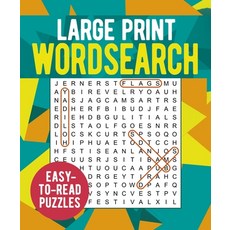 (영문도서) Large Print Wordsearch Paperback, Sirius Entertainment, English, 9781398842069