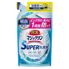 Kao 花王 浴室神奇潔淨超級噴霧泡沫浴室清潔劑 無香型 補充包, 1個, 300ml