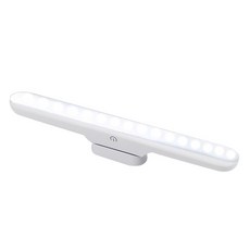 磁吸式LED燈條 USB充電 簡約白 宿舍照明適用, 白