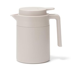 무인양품 입이 커서 빨기 편하다 보온보냉 탁상포트 그레이베이지 0.8L 84334535