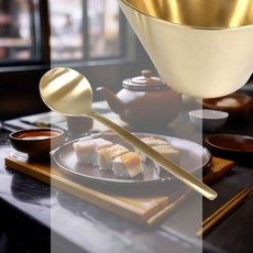 유기 팥빙수스푼 롱스푼 화채 요거트 빈티지 아이스크림 디저트, 유기설빙빙수스푼