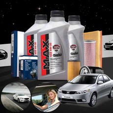 기아 포르테 1.6 가솔린 MAX 롱라이프(2만km) 엔진오일세트 5W30