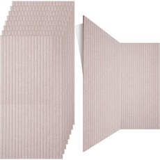 가정 침실 게임룸 스튜디오 및 사무실용 대형 접착식 흡음 패널 10팩 에코 감소를 위한 고밀도 소음 감쇠 벽 장식 카멜, Black