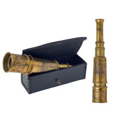 Medieval Replicas W. Ottway & Co. London 1915 앤티크 황동 망원경 빈티지 룩 삼각대 스탠드 포함 - 25.4cm(10인치) 유리 광학이, 40.6cm(16인치), 40.6cm(16인치)