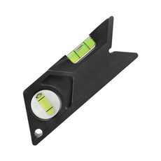 건설 및 DIY 프로젝트를 위한 신뢰할 수 있고 사용하기 쉬운 휴대용 버블 레벨 미니 포켓 레벨 경량 레벨, 한 조각 블랙