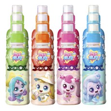 웅진 캐치 티니핑 음료 200ml 세트 딸기맛3 사과맛3 복숭아맛3 밀크맛3