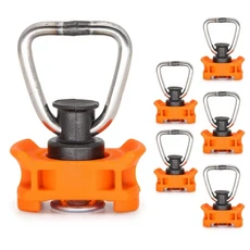 캠핑카 차량 화물 관리의 항공 레일용 고강도 엔드 피팅, 02 6Pcs