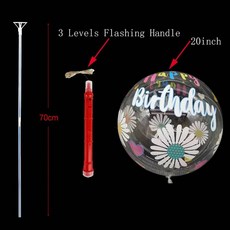 탱탱볼 롤링볼 실리콘볼 빅볼 고무공 문볼 촉감볼, 10pcs, 20inch, red handle-G