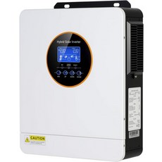 아우라솔라 하이브리드 태양광 인버터 3000W 24V DC 120V AC 순수 사인파 파워 80A MPPT 충전 컨트롤러 오프 그리드 가정용 RV용 배터리 없는 또는 납산리튬 지원