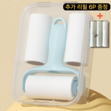 먼지제거 미니 돌돌이 휴대용 테이프 찍찍이 핸디형, 1개