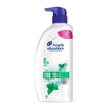 헤드앤숄더 두피 토탈 솔루션 쿨 멘솔 샴푸, 850ml, 1개