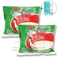 코스트코 사푸토 치즈헤드 오리지널 스트링치즈 48개입(1.36kg) [아이스박스] 2박스 + 사은품, 1.36kg