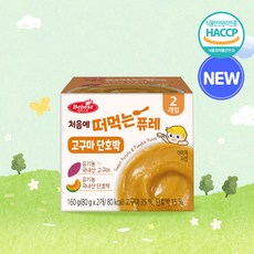 베베스트 처음에 떠먹는 퓨레, 혼합맛(고구마/단호박), 160g, 1개