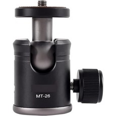 13414442 카메라 삼각대 액세서리 MT26 메탈 Mi/ni 볼 헤드 1/4인치 DSLR 카메라용 마운트 360 회전 베이스 어댑터 XT15 및, XT15andMT26