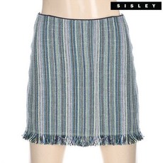 시슬리 밑단 테슬 ST패턴 미니스커트 SASK35831 BL _P335331420 532990