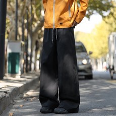 寬鬆休閒工裝長褲 戶外登山運動男款長褲