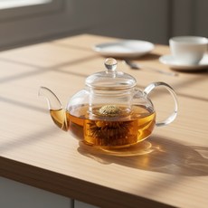 Sinaid 로즈마리 유리 주전자 다기세트