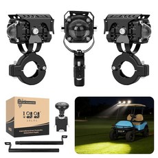 10L0L 범용 5000 루멘 스팟 플러드 콤보 조명 앰버/블루/스트로브/하이빔이 있는 4가지 모드 작업 조명 10W 12-60V IP67 방수 오프로드 조명 골프 카트, 10L0L 범용 5000 루멘 스팟 플러드 콤보 조명,