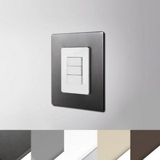 스위치손때방지 벽지손때 방지 패드, 매트브라운, 매트브라운