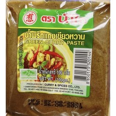Nam Jai 有心牌 泰式綠咖哩醬, 1個, 綠咖喱100g