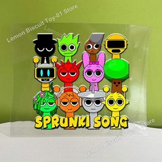 스프렁키스 전사 스티커 만화 비닐 크리스탈 라벨 양각 데칼 자가 접착 방수 컵 병 선물용, 1개, 5. JZHZ29