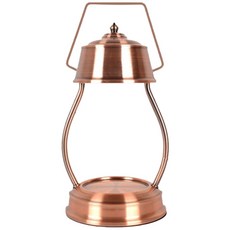 復古風融蠟燈 可調光 香薰融蠟燈 香氛蠟燭燈 融蠟燈 蠟燭香氛檯燈 融燭燈 蠟燭燈, 古銅色