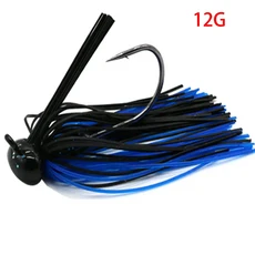 FTK 1pc 스피너 미끼 7.5g 12g 하드 스푼베이스는 파이크 낚시를위한 깃털 트레블 후크가있는 금속 낚시 미