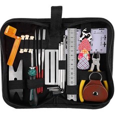 吉他換弦工具組：26合1電吉他換弦神器，含銼刀扳手弦距尺剪弦器及品絲打磨維修工具, 1個