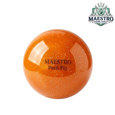 예스골프정품 마에스트로 MS-001 3피스 파크골프공, 오렌지