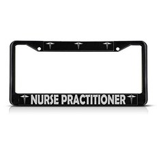 Fastasticdeals 간호사 개업 번호판 프레임 태그 홀더 커버