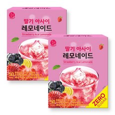 송원 우리차 제로슈가 딸기 아사이 레모네이드5g 50개입 2개, 100개, 5g