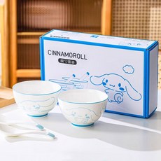 산리오 시나모롤 도자기 수저 선물세트, 1개