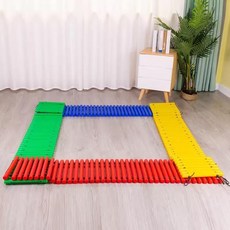 외나무다리 매트 체험 균형감각 야외 유치원 블루