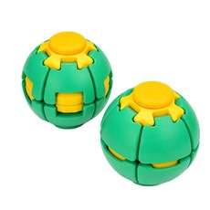 QWE 彩色3D列印減壓球, 綠色, 1個