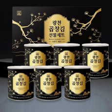 맛있는 곱창김 광천김 선물세트 곱창김캔 곱창김선물세트 명절선물세트, YES 6 CAN 광천 곱창김 선물세트, 1개