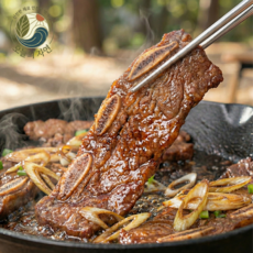 [오늘의자연] 먹기편한 LA양념소갈비 (간편 양념갈비 캠핑 양념육 펜션요리 집들이), 1개, 1kg