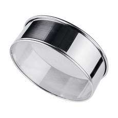 케이크 및 빵 주방 베이킹 용품을 위한 스테인리스 스틸 미세 메쉬 밀가루 체 및 스트레이너 전문가용 원형 체, 60th