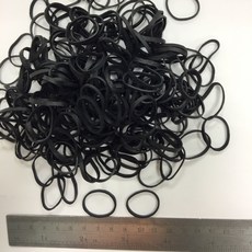 【HY】天然橡膠橡皮筋 No.10 *0.9mm*2.5mm (1kg/包 黑色) 電線綑綁 工業用 封袋 綑線用, 1個, 500公克 (0.5kg) 裝