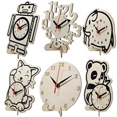 미호코리아 시계 만들기 재료 DIY 세트 벽시계 탁상시계 미술 공예 수업, 09.시계만들기-원형