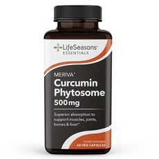 Meriva薑黃素素食膠囊 500mg, 1個, 60顆